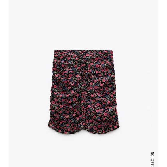 Zara Draped Mini Skirt NWT - Picture 5 of 6